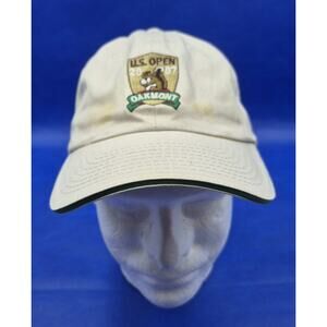 US Open 2007 Oakmont Tan Cap USGA Member Adult OS Adjustable 100% Cotton
